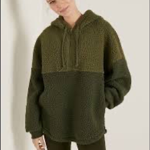 NWT Pink by Victoria’s Secret Varsity Half-Zip Sherpa Pullover XL - Picture 1 of 3